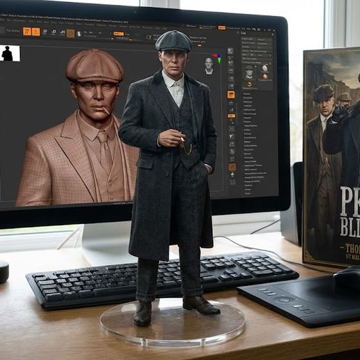 THOMAS SHELBY: The Boss of Birmingham 🥃 Peaky Blinders 3D Model
