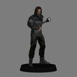 06.jpg Winter Soldier - Captain America Civil War LOW POLYGONS AND NEW EDITION