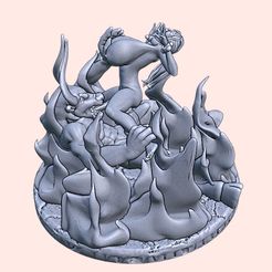 Screenshot-2023-06-05-160411.jpg Fichier STL MONSTRE DE FEU DE L'ENFER BAISER FILLE ESCLAVE NUE・Design à télécharger et à imprimer en 3D