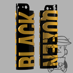 Black-Queen-A.png Bic Lighter Case - Black Queen