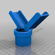 vat_holder_v2.png Resin vat drain stand made from drill press stand