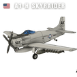 c1.png Douglas A1-H SKYRAIDER - 1/44 scale model