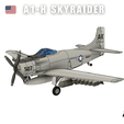 c1.png Douglas A1-H SKYRAIDER - Modelo à escala 1/44