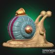 Transponder_Snail_One_Piece_Live_Action_3d_print_model_stl_file_06.jpg Den Den Mushi - Transponder Snail - One Piece Live Action