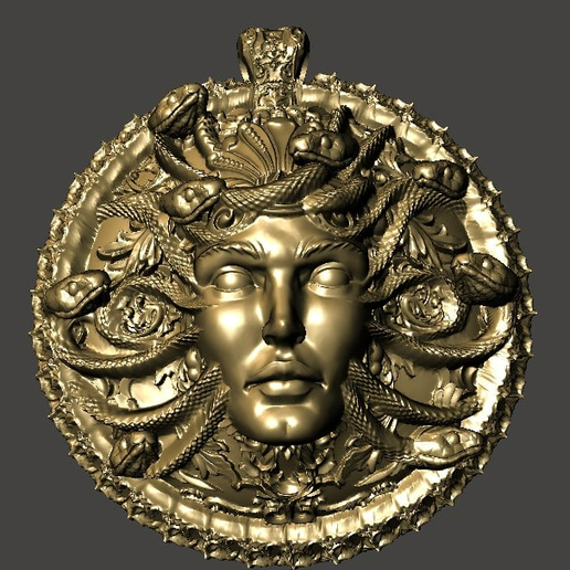 Pendant jellyfish v*rsace (jellyfish pendant) 3d 3D model