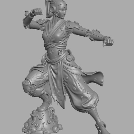 warforged female monk