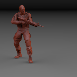 sol.17.png STL file MODERN SOLDIER WITH RIFLE V3・3D printable model to download