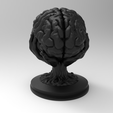 06.png Brain sculpture 3D print model