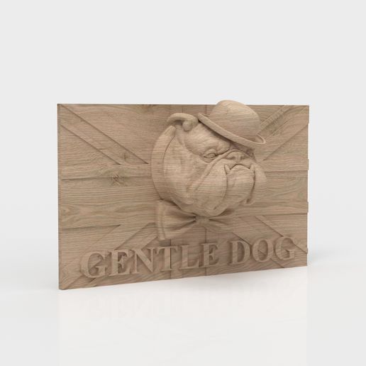 Gentledog06.jpg 3Dmodel STL GentleDog Panel
