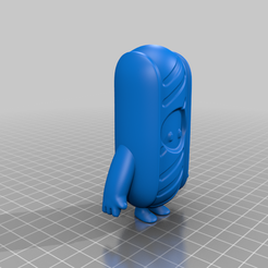 FallGuy_Hotdog.png Download free STL file Fall Guys Hotdog • 3D printing template, TroySlatton