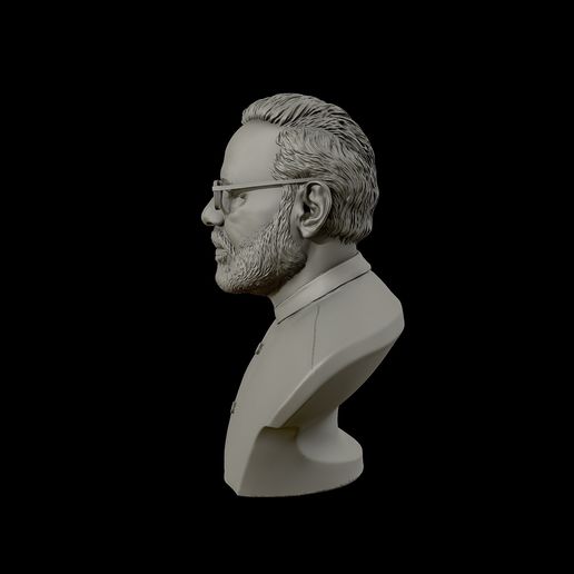 21.jpg Narendra Modi 3D Portrait sculpture