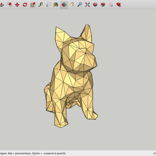 Dog 3D model