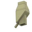 Rain Barrel Diverter ver02 v9-01.png Rainwater Collector Fits 2X3 inch Residential Downspouts for barrel