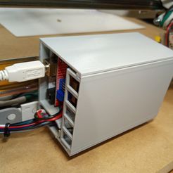 lidon.jpg DIN mount fan cooled GRBL enclosure for Arduino UNO + CNC shield