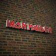 preview5.jpg Iron Maiden Logo Wall or Desktop Light Box Sign