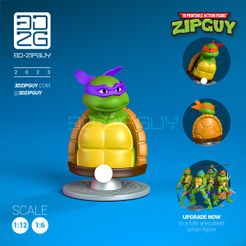 TURTLE-GUY-PROMO-12_Artboard-191-copy-36.jpg Бесплатный STL файл ШАРНИРНЫЙ БЮСТ "ЧЕРЕПАШКИ-НИНДЗЯ" (TEENAGE MUTANT NINJA TURTLES)・3D-печатная модель для загрузки