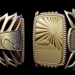anillo.jpg STL file Japanese Ring・3D printable design to download