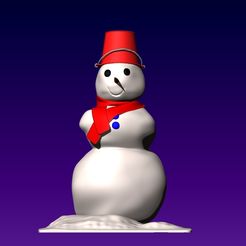 snowman.jpg Fichier STL SNOWMAN・Modèle à imprimer en 3D à télécharger, aakriting