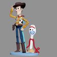 4.jpg WOODY TOY STORY PIXAR DISNEY CHARACTER STATUE 3D PRINT