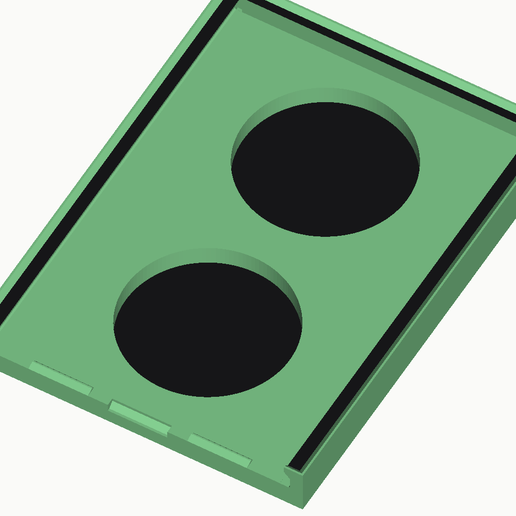 Stackable Tray for 1/2 oz Silver Rounds (32.5 mm) with Sliding Lid