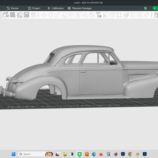 Screenshot-57305.png 1939 Cadillac Series 61 Coupe 1/24 scale car model hollow body shell, scalable as needed, 3d print in resin or fdm, stl file