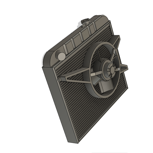 🚗 Radiator・ STL File for 3D printing・Cults