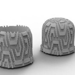 0.16.png Archivo 3MF TAZA GEOMÉTRICAS DISEÑO 13・Modelo para descargar y imprimir en 3D