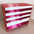 2023-06-03-12.36.41.png Archivo STL Cajones bicolor Organizador Almacenaje 'Jelly tops・Plan para descargar y imprimir en 3D