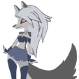 loona-OC.png Loona The Wolf Helluva Boss Litofán gratis