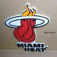 miami-heat-cartel-letrero-rotulo-logotipo-impresion3d-liga.jpg Miami Heat, sign, signboard, sign, logo, 3d printing, court, basketball, basketball, players