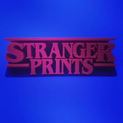 IMG_20191018_115321_566.jpg Free STL file Stranger Prints - (Stranger Things) - sign・3D printing model to download
