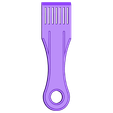 Spatula_with_slots.stl Spatula with Slots for Resin Printers