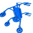 ocovcovccc.jpg Wheel Rollator Stl file / Walking printer / Rollator Walker 3d