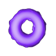 frosting.stl A realistic Donut, Un donut realista