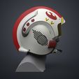 Skywalker_Pilot_Helmet-3Demon_3.jpg 3D-Datei Luke Skywalker X-Wing Pilot Helm - Star Wars・Design zum Herunterladen und 3D-Drucken
