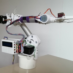 IMG_001.png Archivo STL gratuito El brazo robótico de 6 ejes de Arduino・Objeto para descargar e imprimir en 3D