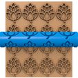 89656566.jpg CLAY ROLLER FLOWER SHAPES STL / POTTERY ROLLER/CLAY ROLLING PIN/FLOWER CUTTER