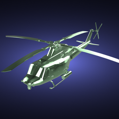 Bell-UH-1Y-Venom-render-2.png STL file Bell UH-1Y Venom・3D printing template to download
