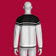 Men-Striped-Sweatshirt-With-Patch_8.png Camisola às riscas com remendo para homem | Marvelous / Clo3d / obj / fbx