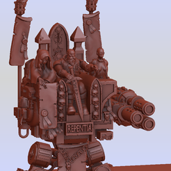 Inquisitor dread 5.png STL file Inquisitor K Man and His Party Throne・Design to download and 3D print