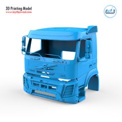1.jpg 3D file Volvo FMX porteur 500 Cabin・3D printer design to download