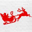 murbrique.jpg CHRISTMAS BALL EARRING BALL Santa's sleigh reindeer
