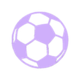 Negro.stl STL-Datei Football Ball Schlüsselanhänger・Design für 3D-Drucker zum herunterladen