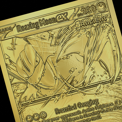 roaring moon pokemon card Roaring Moon ex SAR Prismatic Evolutions main image 1