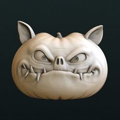 Pumpkin_3.jpg Free STL file Halloween Pumpkin・3D printable design to download