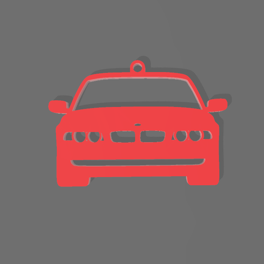 Bmw E38 front key ring