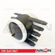 4.jpg Air Vent Gauge Pod, 52mm, Fits Volkswagen Golf MK7 "Arlon Special Parts"