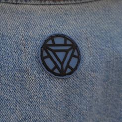 1691607781295.jpg Fichier STL Iron man arc reactor patch (Iron man arc reactor patch)・Design imprimable en 3D à télécharger