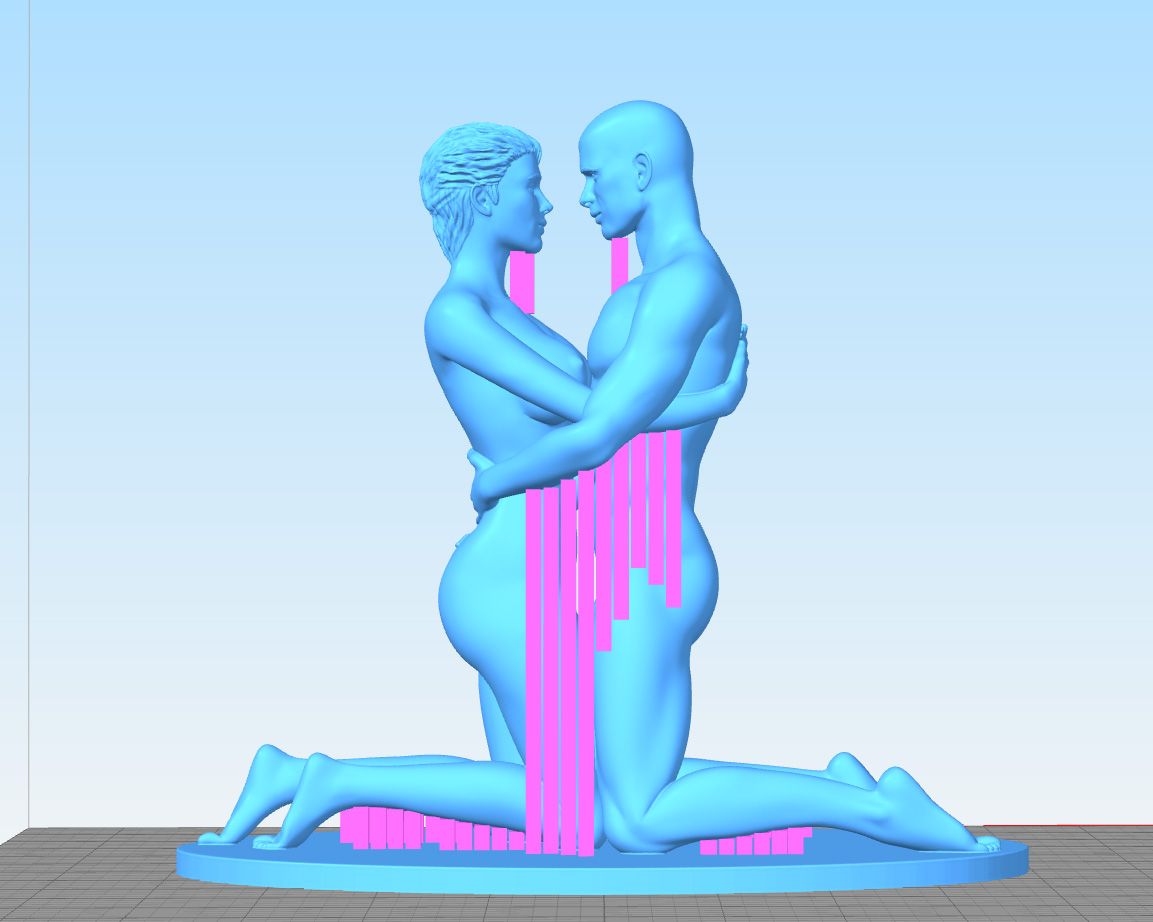Love-Support-Left.jpg Descargar archivo STL gratis Amor • Plan para la impresión en 3D, Double_Alfa_3D