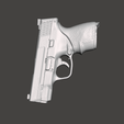 mp453.png Smith Wesson Mp45 Shield Real Size 3D Gun Mold